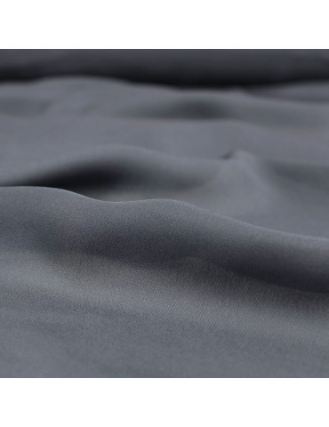 Tissu mousseline gris