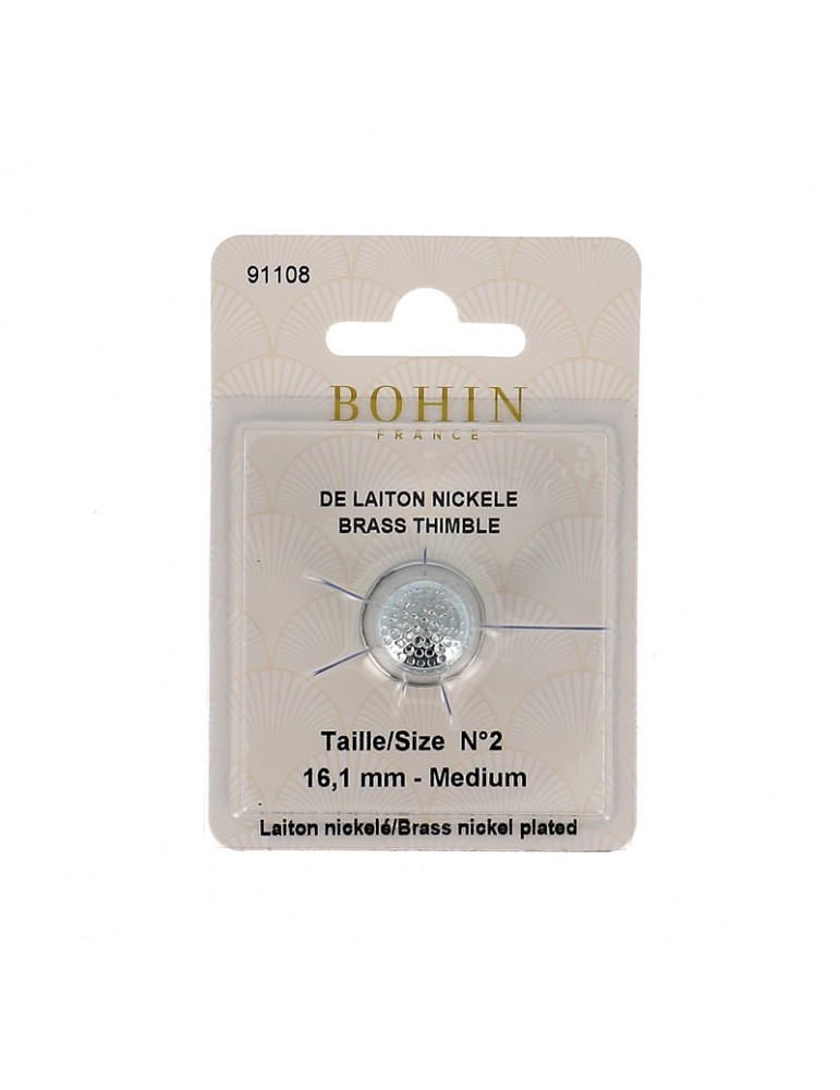 Dé à coudre grande taille n°2 - 16.1mm Dé à coudre grande taille n°2 - 16.1mm