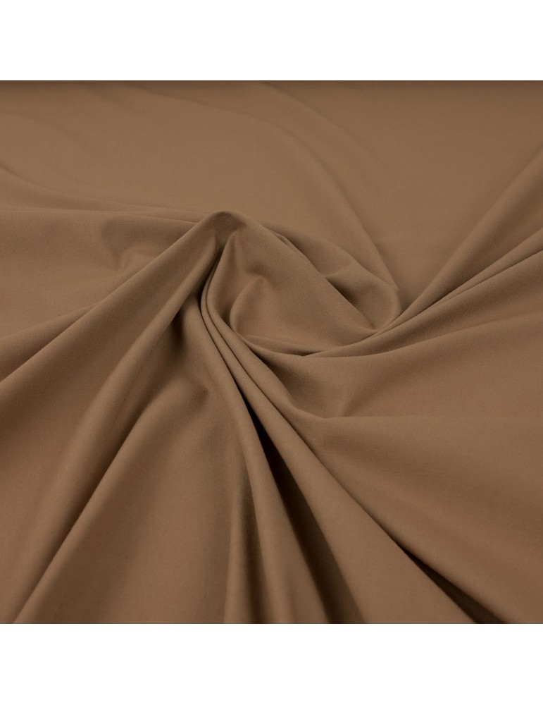 Tissu voile coton/polyester camel Tissu voile coton/polyester camel