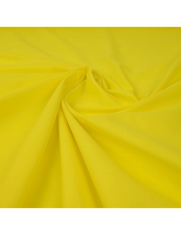 Tissu voile coton/polyester bouton d'or