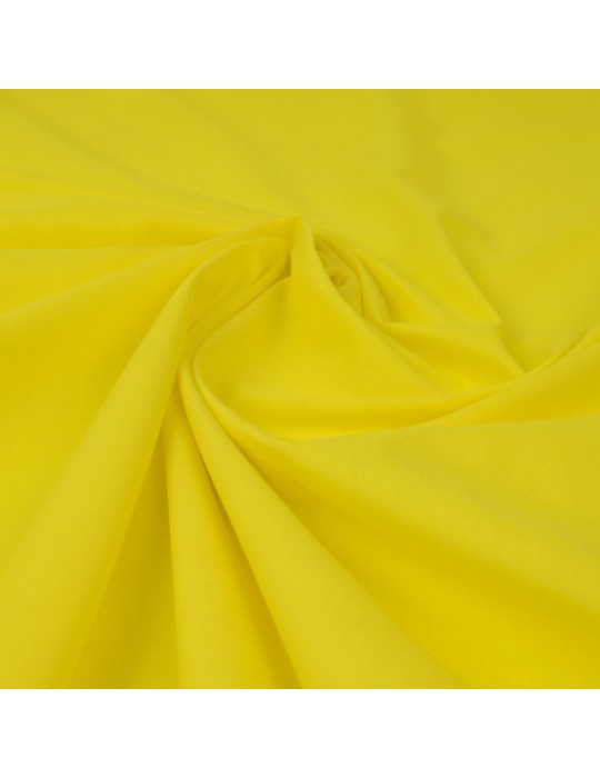 Tissu voile coton/polyester bouton d'or