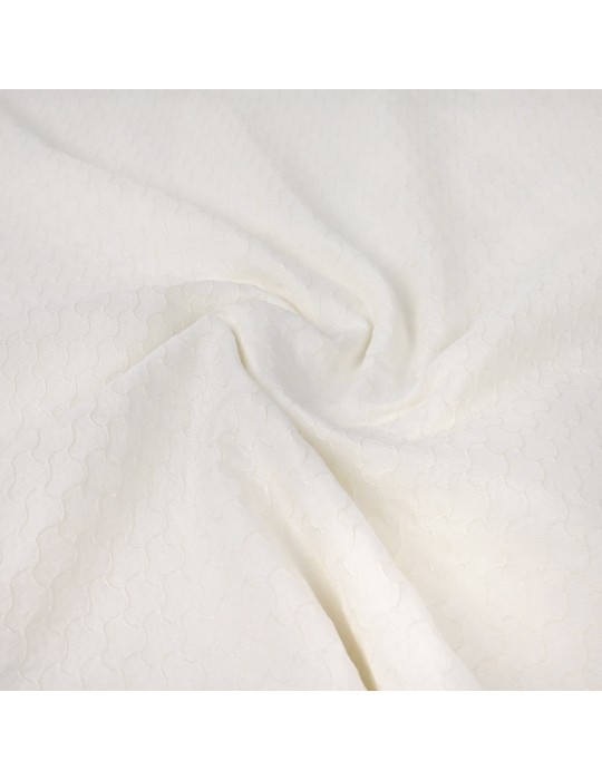Coupon ameublement  polyester blanc 300 x 135 cm