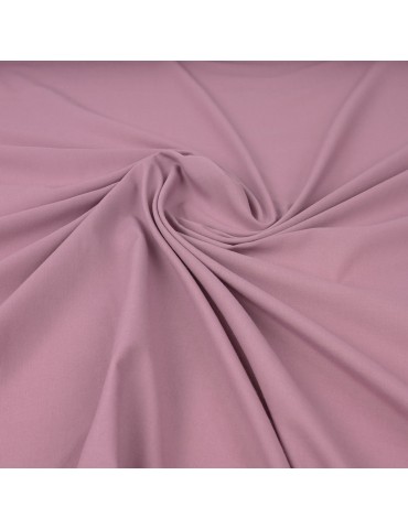 Tissu voile coton/polyester mauve