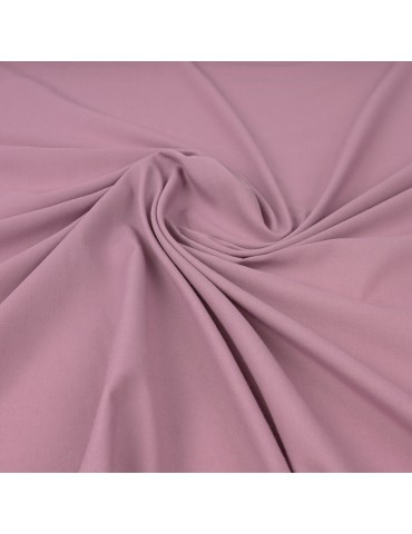 Tissu voile coton/polyester mauve