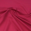 Tissu voile coton/polyester fuchsia