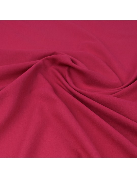 Tissu voile coton/polyester fuchsia