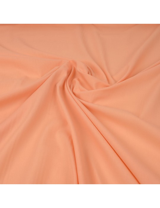 Tissu voile coton/polyester melon