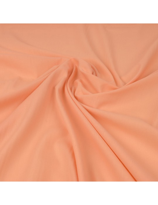 Tissu voile coton/polyester melon