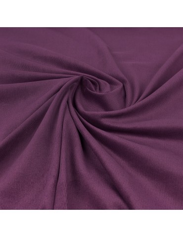 Tissu velours côtelé milleraies prune