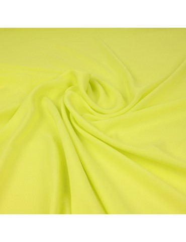 Tissu voile de viscose jaune soleil