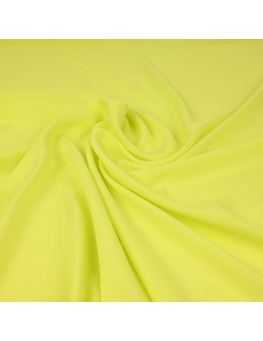 Tissu voile de viscose jaune soleil
