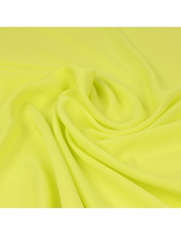 Tissu voile de viscose jaune soleil