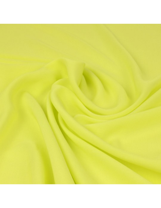 Tissu voile de viscose jaune soleil