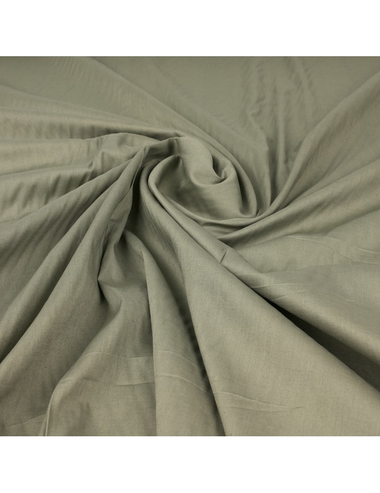 Tissu cretonne uni vert tilleul Tissu cretonne uni vert tilleul