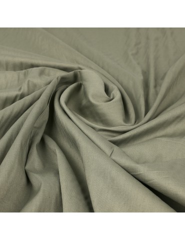 Tissu cretonne uni vert tilleul