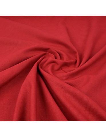 Tissu demi natté rouge grande largeur