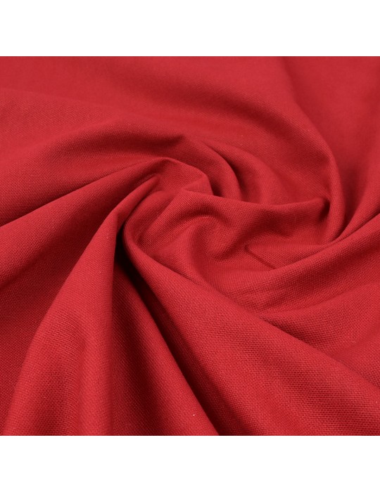 Tissu demi natté rouge grande largeur