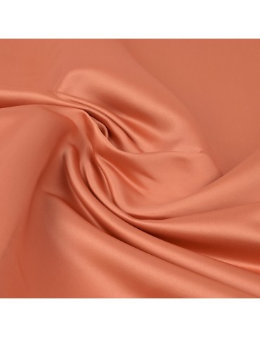 Coupon ameublement satin orange 300 x 140 cm