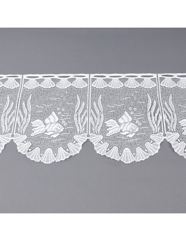 Rideau brise bise poisson 30 cm