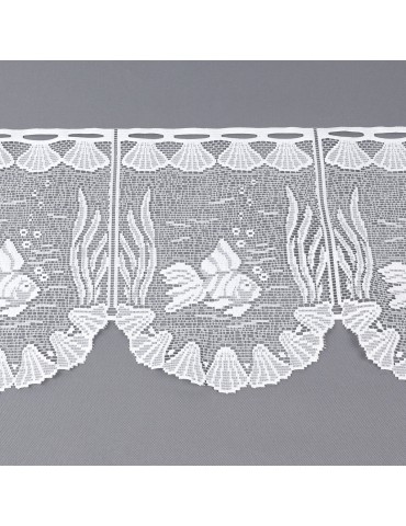 Rideau brise bise poisson 30 cm