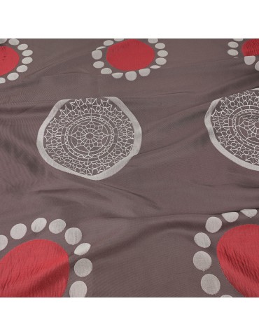 Coupon ameublement argent/cuivre 300 x 150 cm