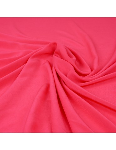 Tissu voile de viscose fuchsia