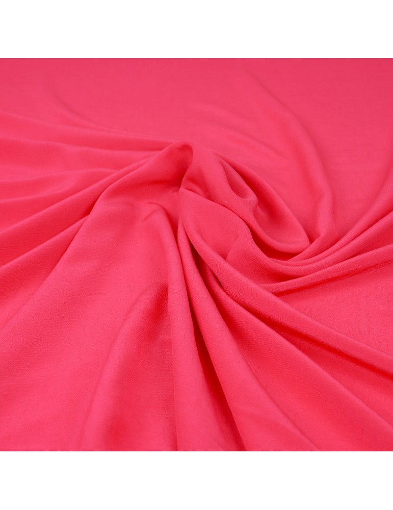 Tissu voile de viscose fuchsia