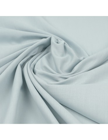 Tissu voile coton/polyester gris/bleu