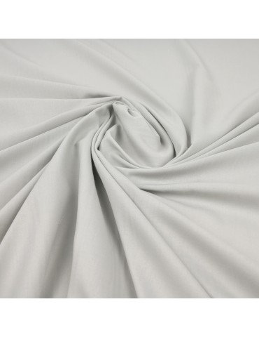 Tissu voile coton/polyester gris clair