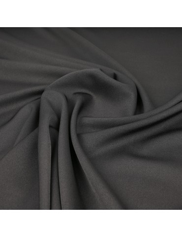 Toile d'habillement polyester/élasthanne noir