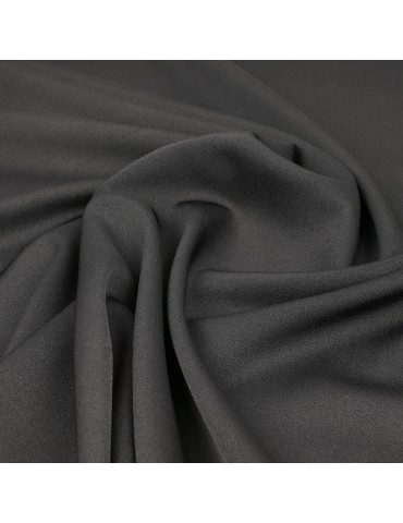 Toile d'habillement polyester/élasthanne noir