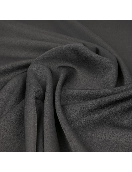 Toile d'habillement polyester/élasthanne noir
