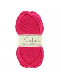 Lot de 10 pelotes de fil à tricoter Celia's rose Lot de 10 pelotes de fil à tricoter Celia's rose