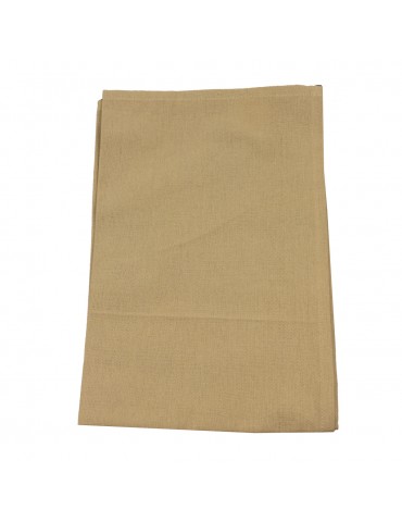 Torchon 100 % coton 45 x 70 cm taupe