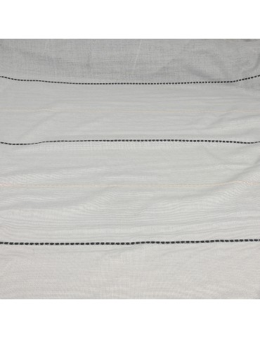 Voilage étamine 320 cm gris