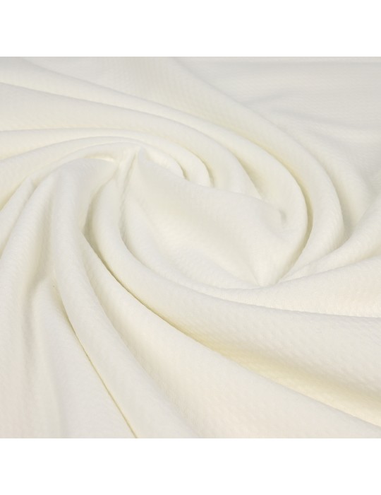 Coupon polyester/élasthanne blanc 290 x 145 cm