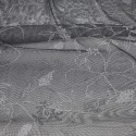 Tissu résille uni noir
