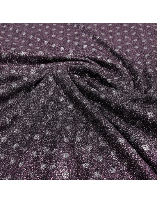 Coupon habillement violet/argenté 300 x 140 cm