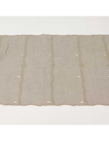 Voilage modulable beige 45 cm