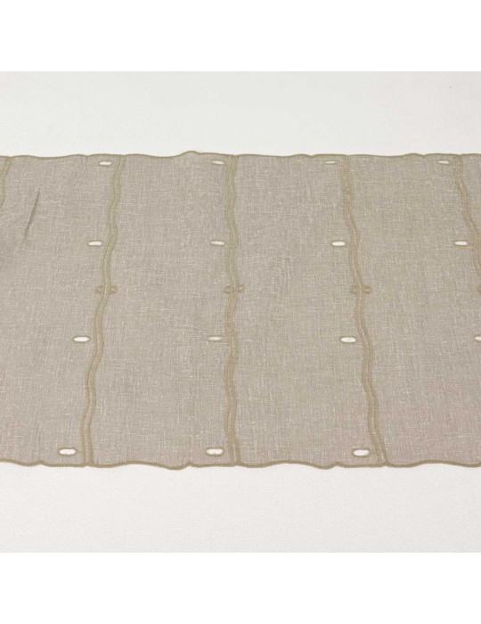 Voilage modulable beige 45 cm