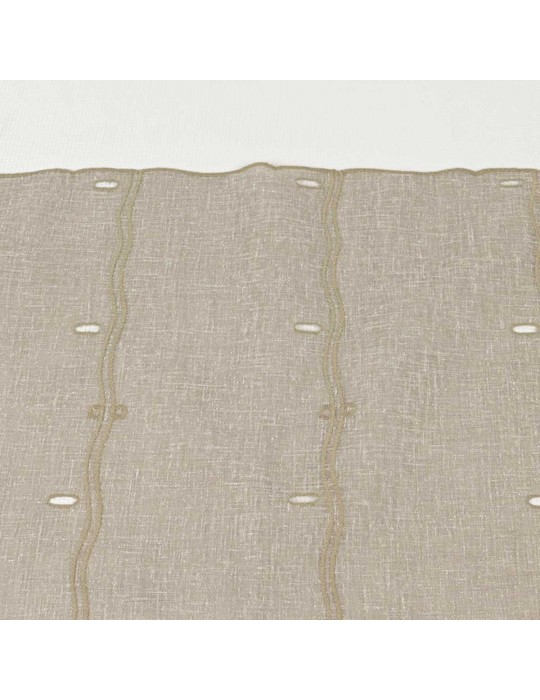 Voilage modulable beige 45 cm