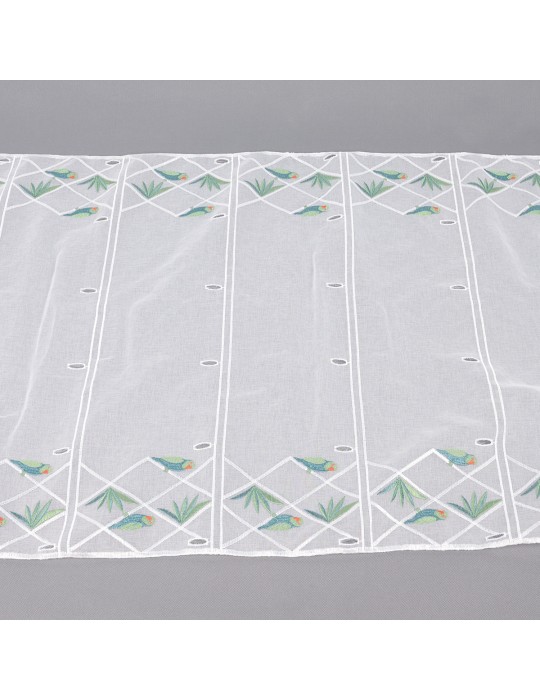 Voilage modulable perroquet 58 cm