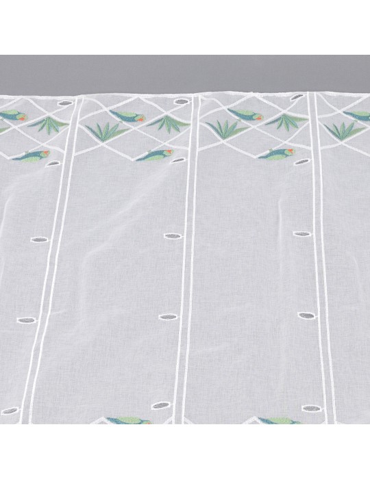 Voilage modulable perroquet 58 cm