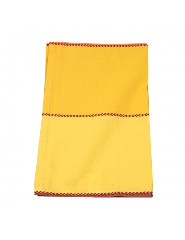 Torchon 100 % coton 45 x 70 cm jaune/orange