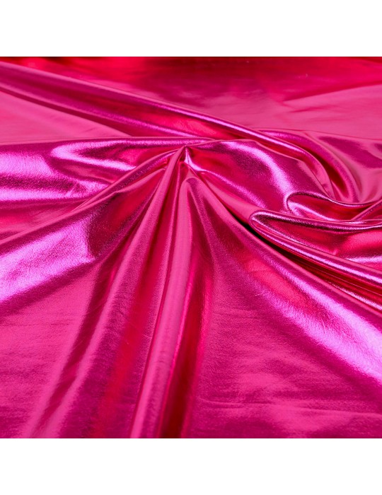 Tissu laser uni fuchsia