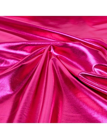 Tissu laser uni fuchsia