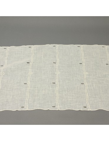 Voilage modulable écru 45 cm
