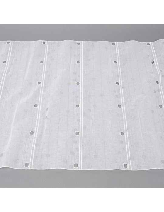 Voilage modulable carré gris 58 cm