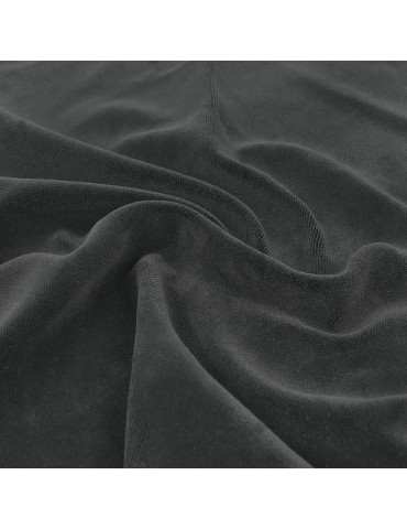 Coupon velours noir 50 x 140 cm
