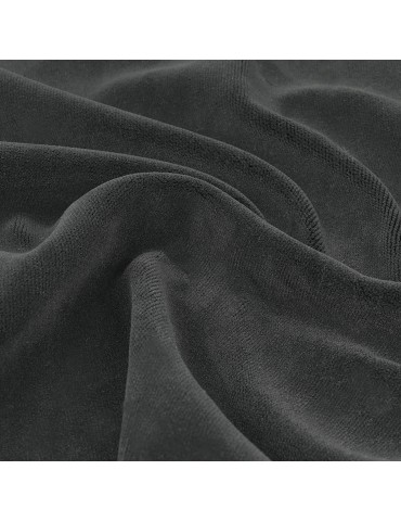 Coupon velours noir 50 x 140 cm